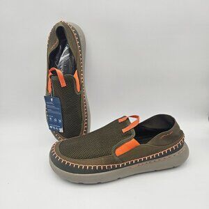 Vifuur Mens Comfort Slip On Loafer Shoes Green Orange Mens Sz 12 NEW